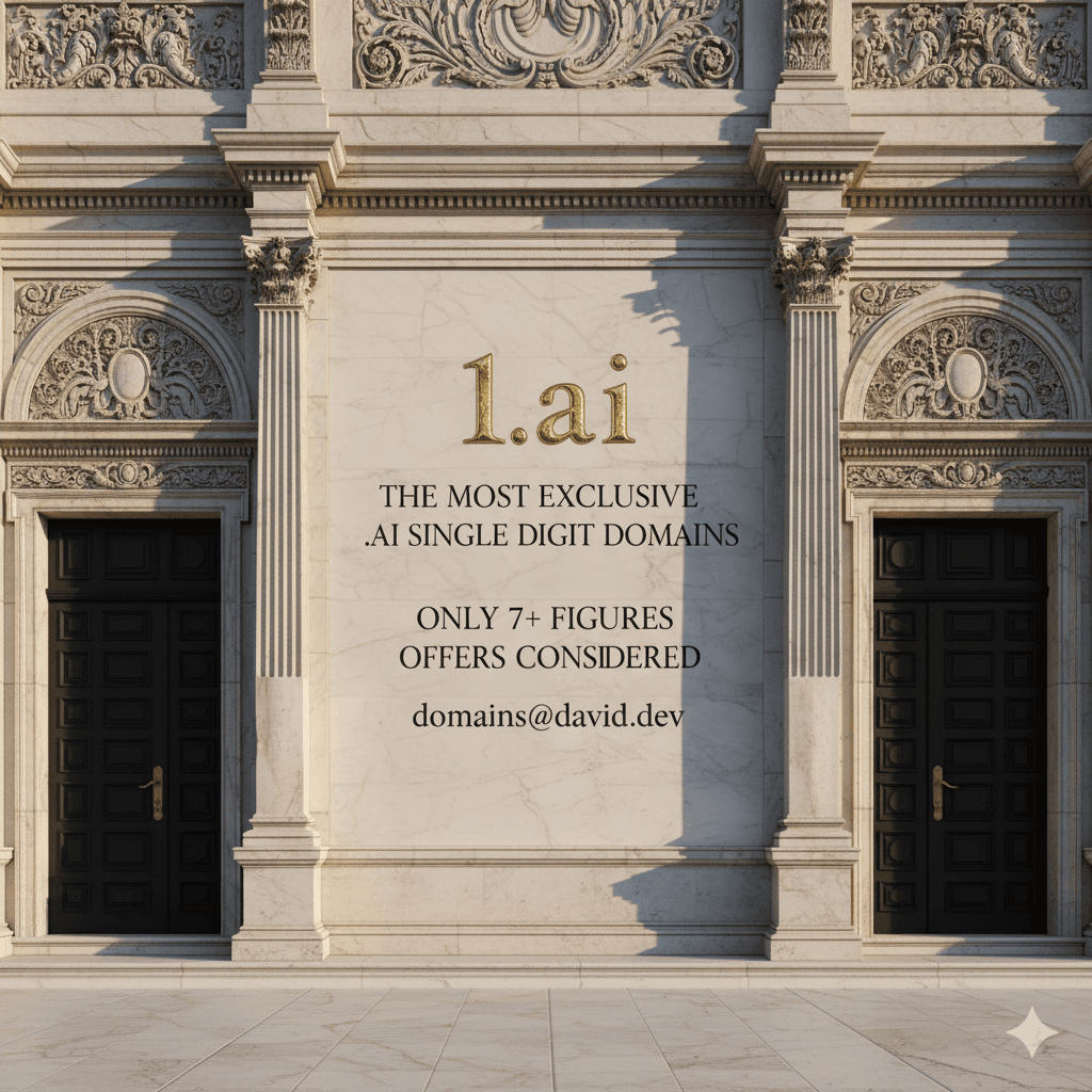 The single-digit .ai portfolio